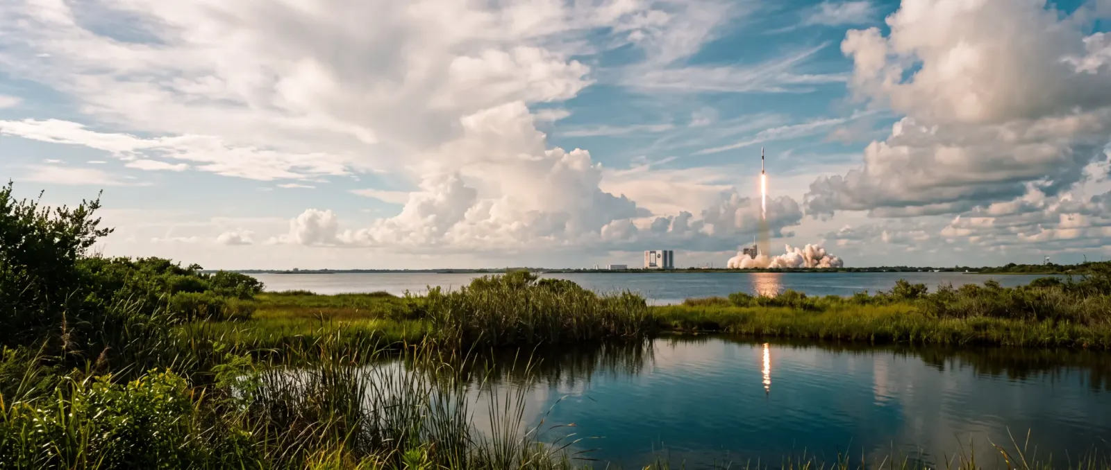 Illustrative image evoking the Space & Treasure Coasts