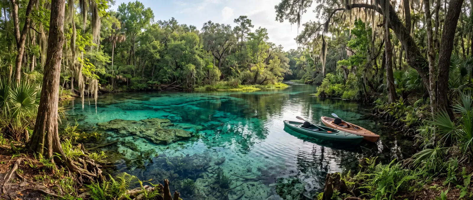 Illustrative image evoking Florida's springs